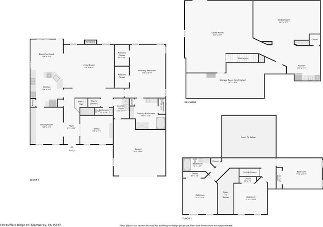 319 Buffalo Ridge Rd, Peters Twp, PA 15317 - floor plan / room layout