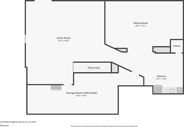 319 Buffalo Ridge Rd, Peters Twp, PA 15317 - property floor plan