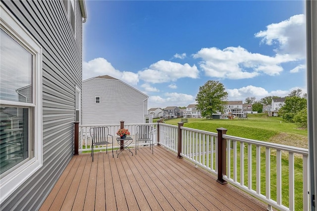 8 Pony Ct, Findlay Twp, PA 15126 - deck with a residential view and a yard