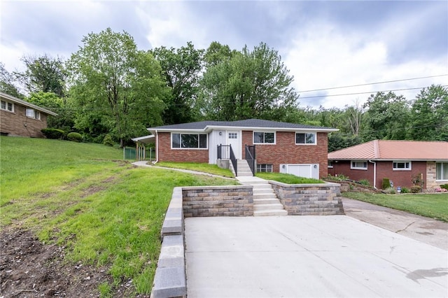 5 Albert St, South Union Twp, PA 15401 - single story home with brick siding and a front yard