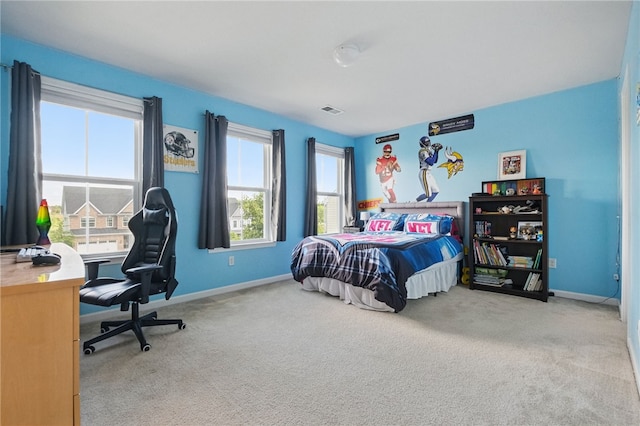 1340 Diamond Ct, Upper St Clair, PA 15241 - bedroom with carpet flooring, an office area, and baseboards