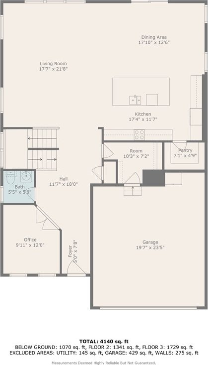 1340 Diamond Ct, Upper St Clair, PA 15241 - property floor plan