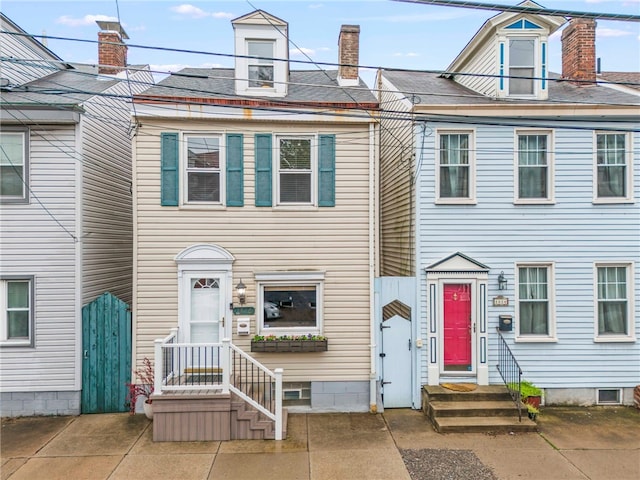 1816 Jane, South Side, PA 15203 - view of property with a chimney