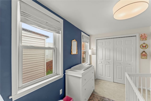 1816 Jane, South Side, PA 15203 - carpeted bedroom with multiple windows and a closet