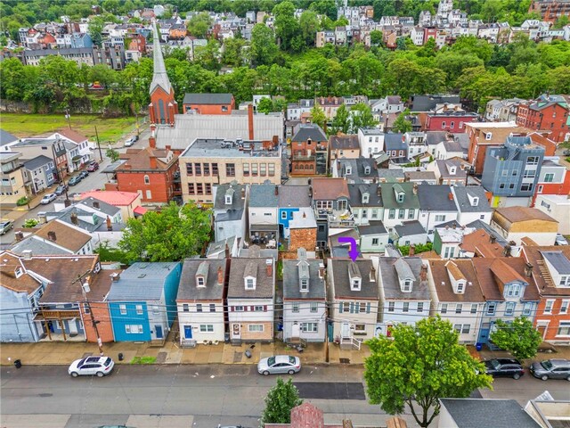 1816 Jane, South Side, PA 15203 - aerial view of residential area