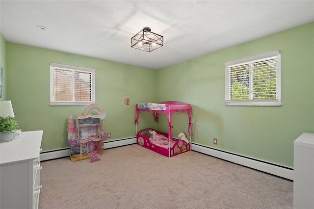 1426 Raven Dr, Pittsburgh, PA 15243 - carpeted bedroom with a baseboard radiator