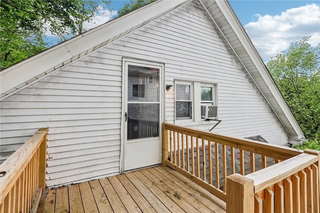 624 Frayne St, Greenfield, PA 15207 - wooden terrace featuring cooling unit