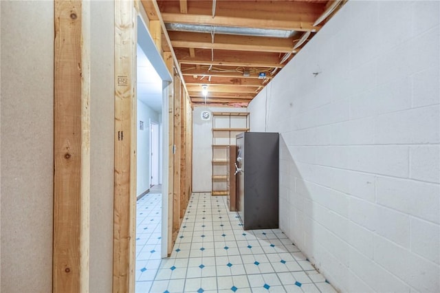 3318 Carriage Cir, Murrysville, PA 15632 - unfinished basement featuring concrete block wall and light floors