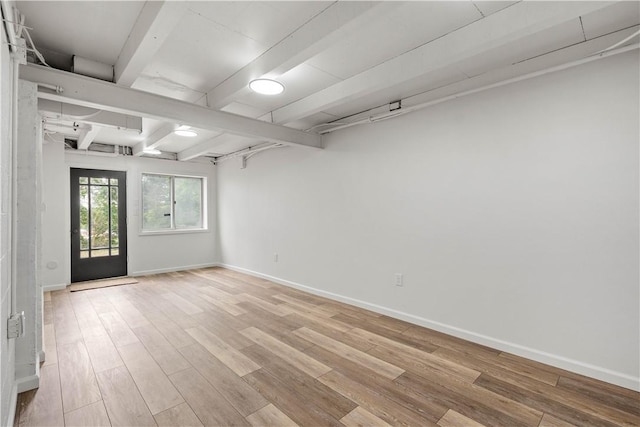 3105 Schieck St, Baldwin Boro, PA 15227 - spare room featuring light wood finished floors and baseboards
