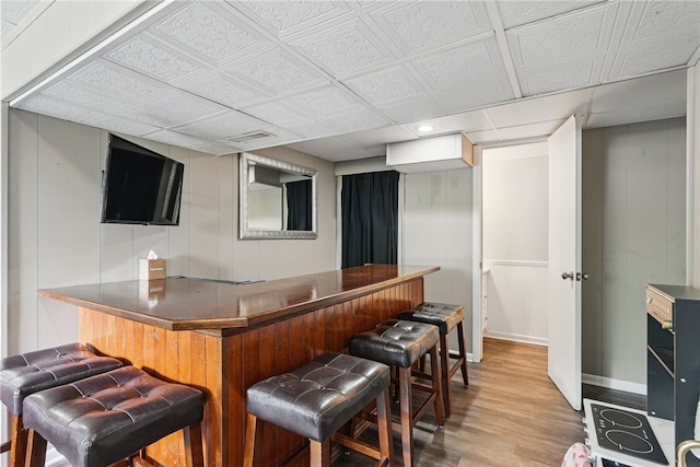 244 Burch Dr, Coraopolis, PA 15108 - indoor dry bar featuring light wood-style floors and baseboards