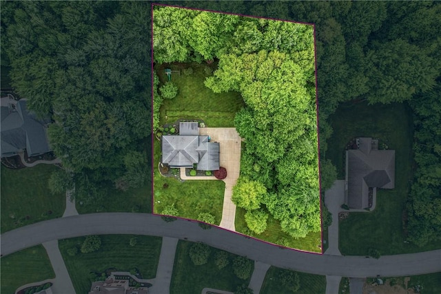 2104 Pierce Bluffs Dr, Hermitage, PA 16148 - aerial view of property's location featuring property parcel outlined