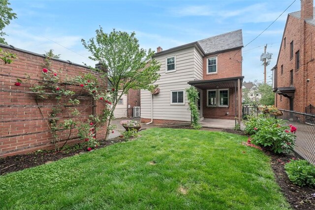 446 S Dallas Ave, Point Breeze, PA 15208 - back of house with central AC