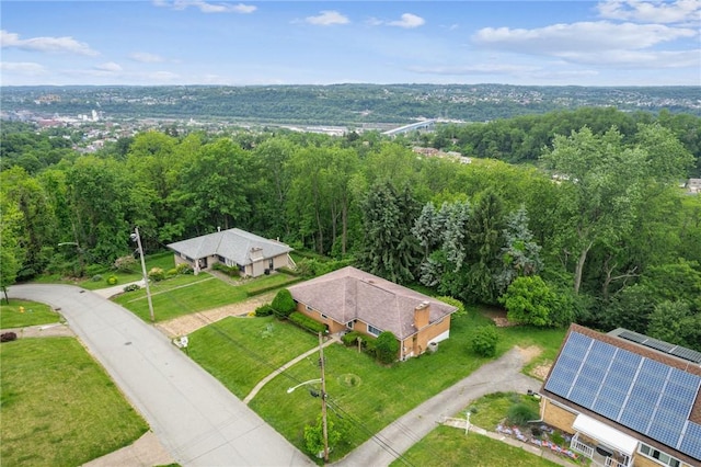 954 Illinois Ave, Braddock Hills, PA 15221 - drone / aerial view of a forest