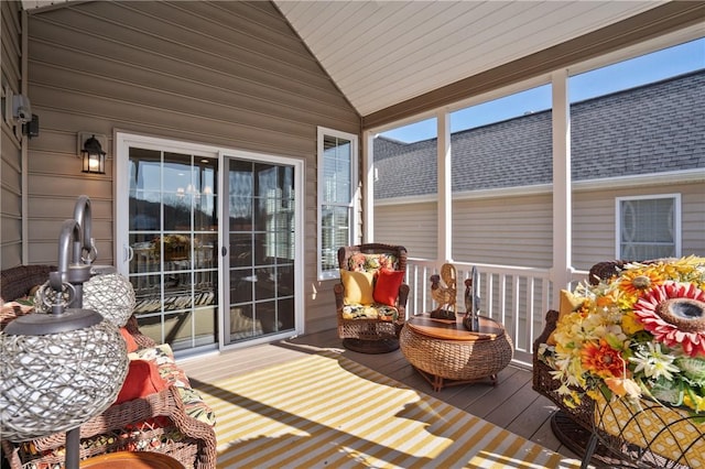 361 Patriot Ln, Economy, PA 15042 - sunroom with vaulted ceiling