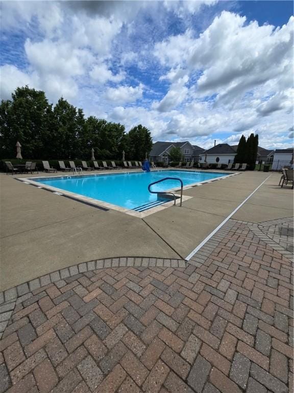 361 Patriot Ln, Economy, PA 15042 - community pool featuring a patio