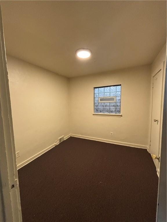 7707-7708-7710 Forest Way, Homewood-Brushton, PA 15208 - empty room with baseboards, dark colored carpet, and recessed lighting