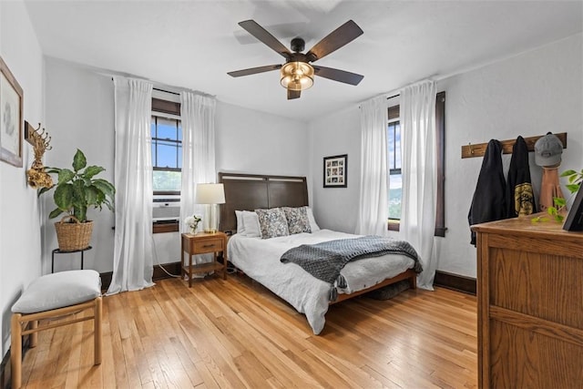 952 Jackman Ave, Avalon, PA 15202 - bedroom featuring light wood-type flooring and ceiling fan