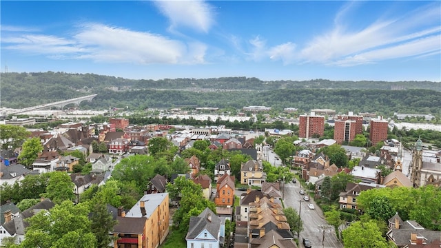 342 E 11th Ave, Homestead, PA 15120 - aerial view of property and surrounding area featuring nearby suburban area