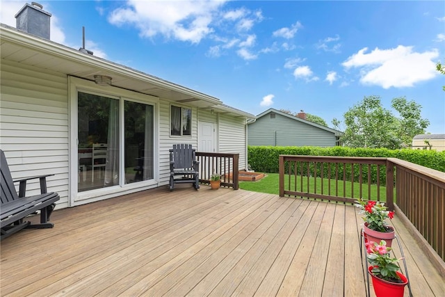 125 Spruce St, Brighton Twp, PA 15009 - deck featuring a yard