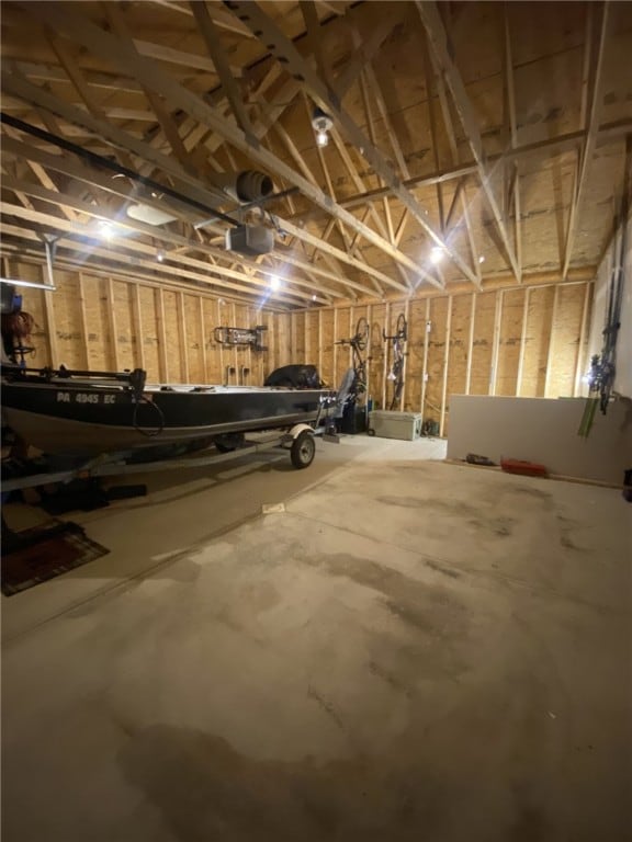 30 Wiggins Ln, South Union Twp, PA 15401 - garage featuring a garage door opener
