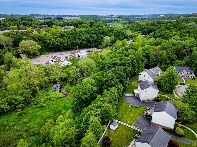 117 Trailside Ct, North Fayette, PA 15108 - drone / aerial view of a heavily wooded area