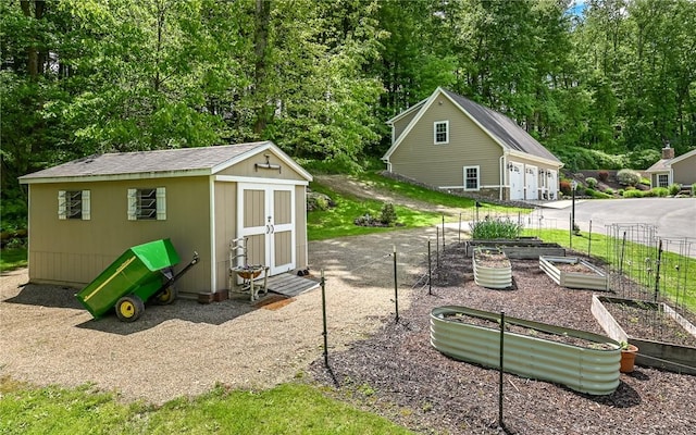 133 Miller Rd, Clinton Twp, PA 16055 - view of shed featuring a vegetable garden