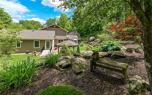 133 Miller Rd, Clinton Twp, PA 16055 - rear view of property with a gazebo, a patio area, and a yard