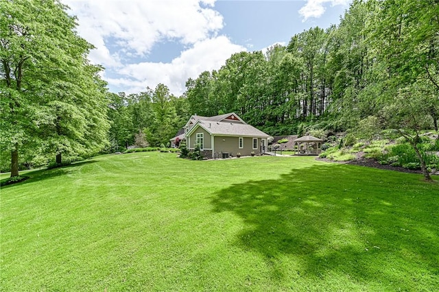 133 Miller Rd, Clinton Twp, PA 16055 - view of green lawn featuring a view of trees