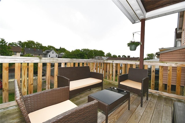 1312 Kelton Ave, Dormont, PA 15216 - wooden deck with outdoor lounge area