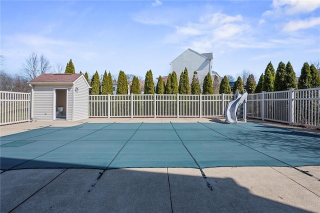 115 Tartan Dr, Hempfield Twp Wml, PA 15601 - view of pool with a water slide