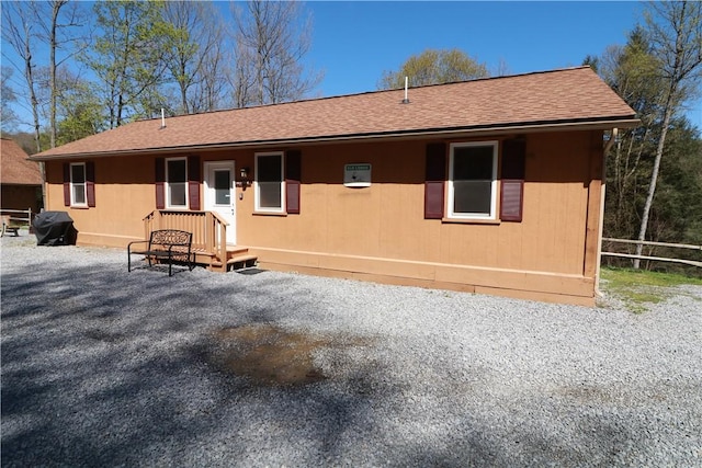 1997 Rock Hill Rd, Benezette, PA 15868 - back of house featuring a shingled roof