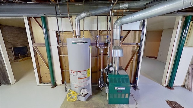 122 Burke Dr, Monroeville, PA 15146 - utility room featuring water heater and a heating unit