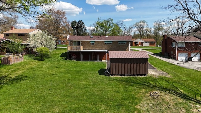 122 Burke Dr, Monroeville, PA 15146 - back of house featuring a yard
