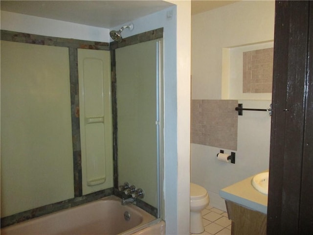14051407 Brownsville Rd, Carrick, PA 15210 - full bathroom featuring vanity, tub / shower combination, and tile patterned flooring