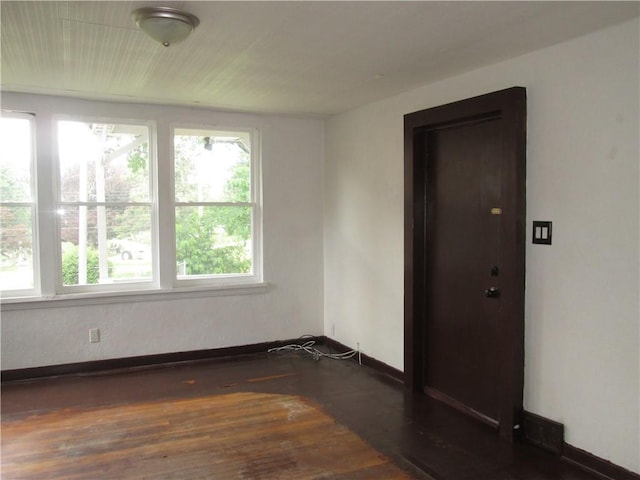 14051407 Brownsville Rd, Carrick, PA 15210 - spare room featuring wood finished floors and baseboards
