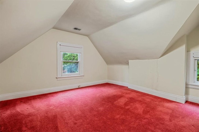 1167 Murray Hill Ave, Squirrel Hill, PA 15217 - bonus room with carpet, lofted ceiling, baseboards, and healthy amount of natural light