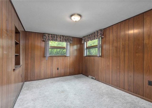 2555 Cole Rd, Marshall, PA 15090 - unfurnished room featuring wood walls and carpet