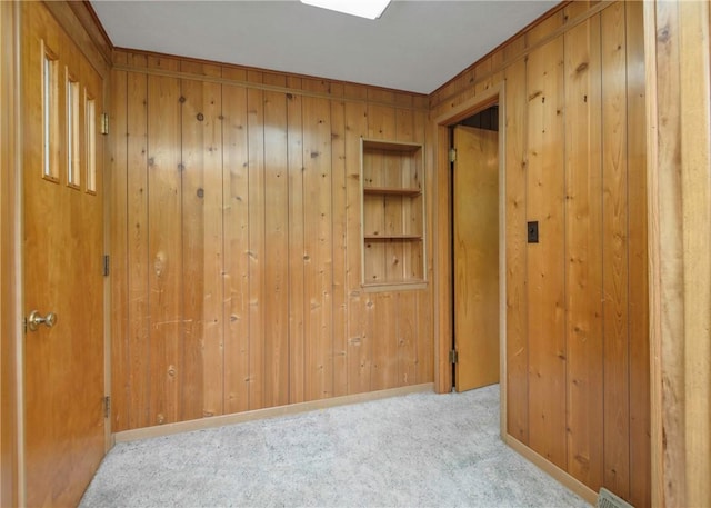 2555 Cole Rd, Marshall, PA 15090 - unfurnished room featuring carpet flooring, wood walls, and baseboards