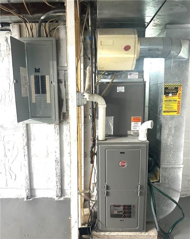 7 Fairview Pl, Union Twp Wsh, PA 15038 - utility room featuring electric panel