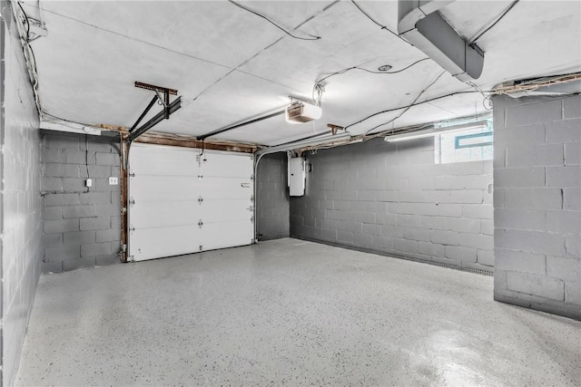 132 Crescent Hills Rd, Penn Hills, PA 15235 - garage with electric panel and a garage door opener