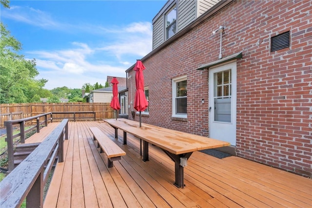 132 Crescent Hills Rd, Penn Hills, PA 15235 - deck featuring a fenced backyard