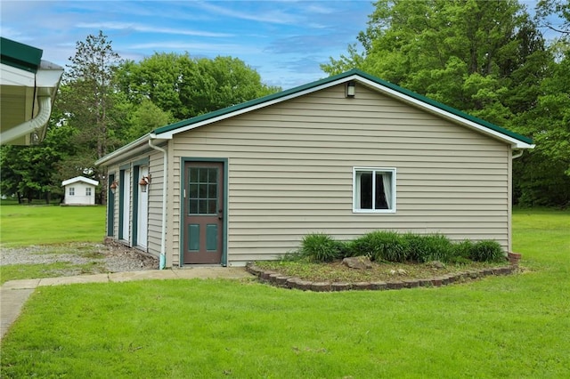 1778 Mercer Rd, Lake Twp, PA 16133 - view of property exterior featuring a lawn