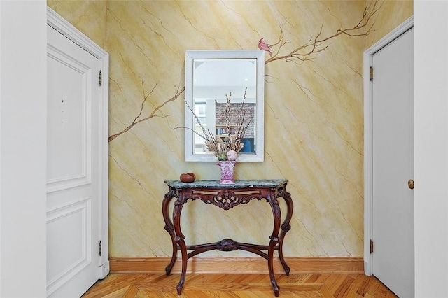 6015 Walnut St Unit 201, Shadyside, PA 15206 - hall featuring baseboards