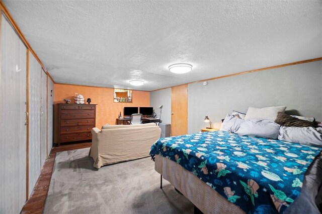 1217 Princeton Ave, Natrona Hts/Harrison Twp, PA 15065 - bedroom featuring a textured ceiling and wood finished floors