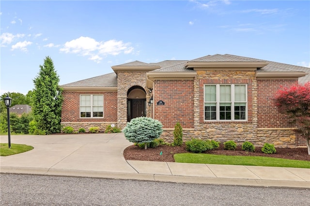 209 Lucca Ln, Upper St Clair, PA 15241 - view of front of property featuring stone siding and brick siding