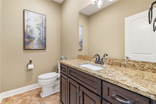 209 Lucca Ln, Upper St Clair, PA 15241 - bathroom featuring vanity, baseboards, and toilet