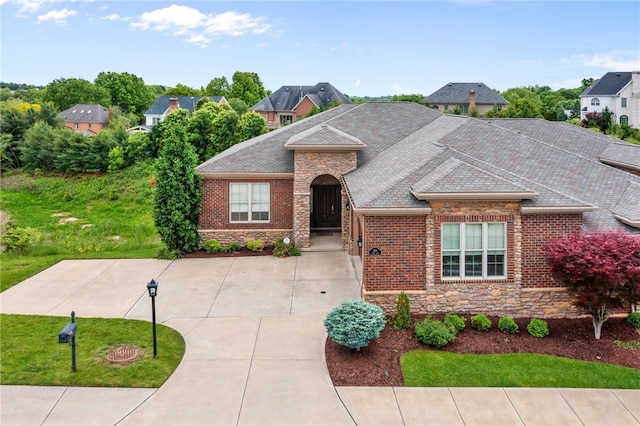 209 Lucca Ln, Upper St Clair, PA 15241 - view of front of property with stone siding