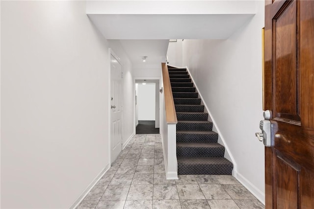 202 N Woodland Rd, Shadyside, PA 15232 - stairs featuring baseboards