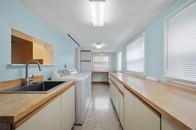3353 Mcroberts Rd, Castle Shannon, PA 15234 - washroom with washer and dryer and cabinet space