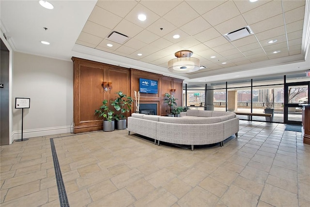 151 Fort Pitt Blvd Unit 1703, Downtown Pgh, PA 15222 - lobby featuring crown molding and recessed lighting